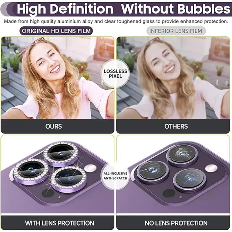Glitter Camera Lens Protector  – Tempered Glass Screen 9H Bewertung und Preis