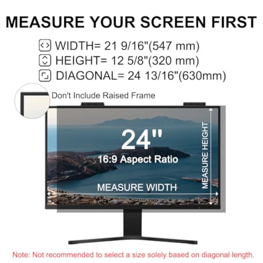 [2-Pack] 24 Inch Privacy Scree – Privacy Filter 2Pack Bewertung und Preis