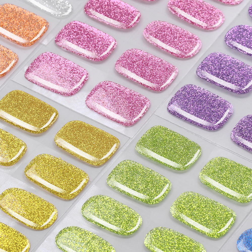 16Tips Colorful Glitter Semi C – Full Cover Adhesive Bewertung und Preis