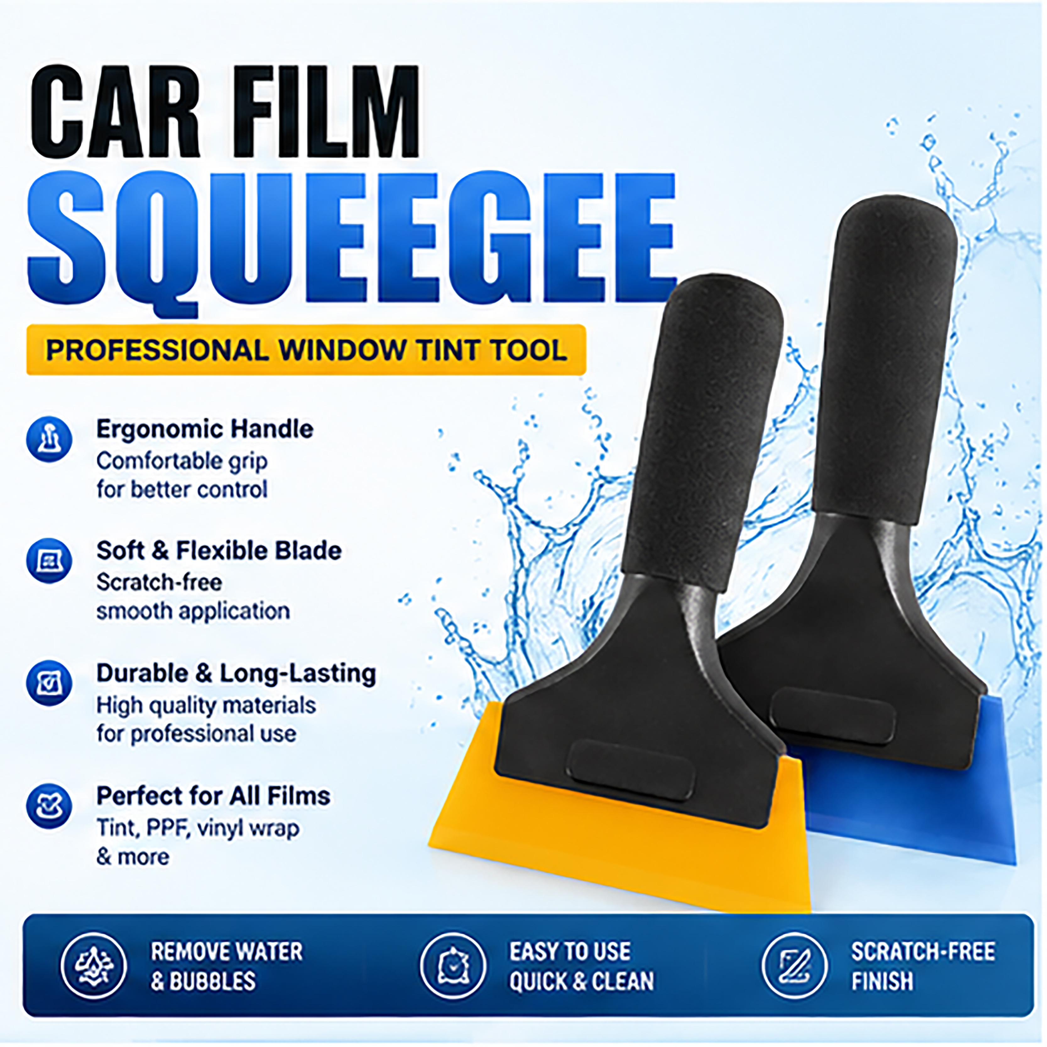 Car Anti Scratch Vinyl Wrap Sq – Air Bubble Remover Bewertung und Preis