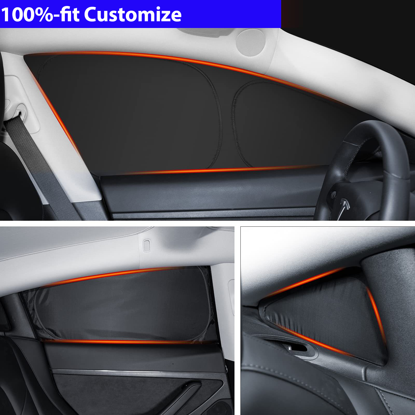 Car Sunshade for Tesla Model 3 – Privacy Screen Protector Bewertung und Preis