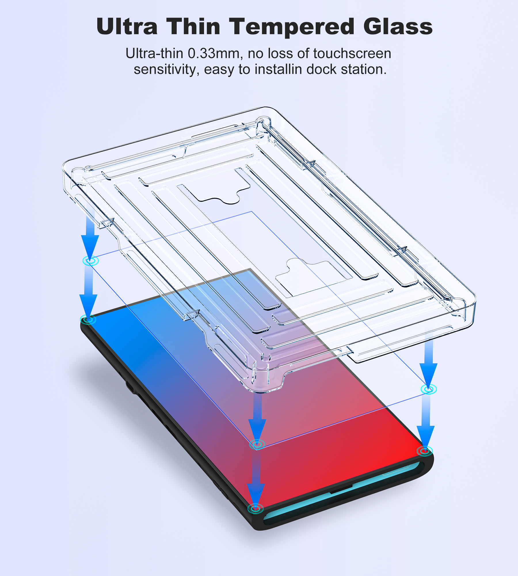 BEBONCOOL 2-Pack Tempered Glas – Screen Alignment Tool Bewertung und Preis