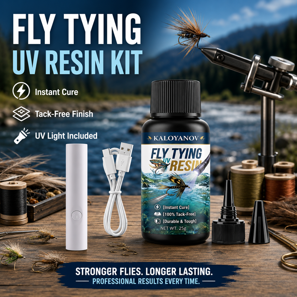 UV Resin Fly Tying Kit with US – Liquid Uv Glue Kit Bewertung und Preis