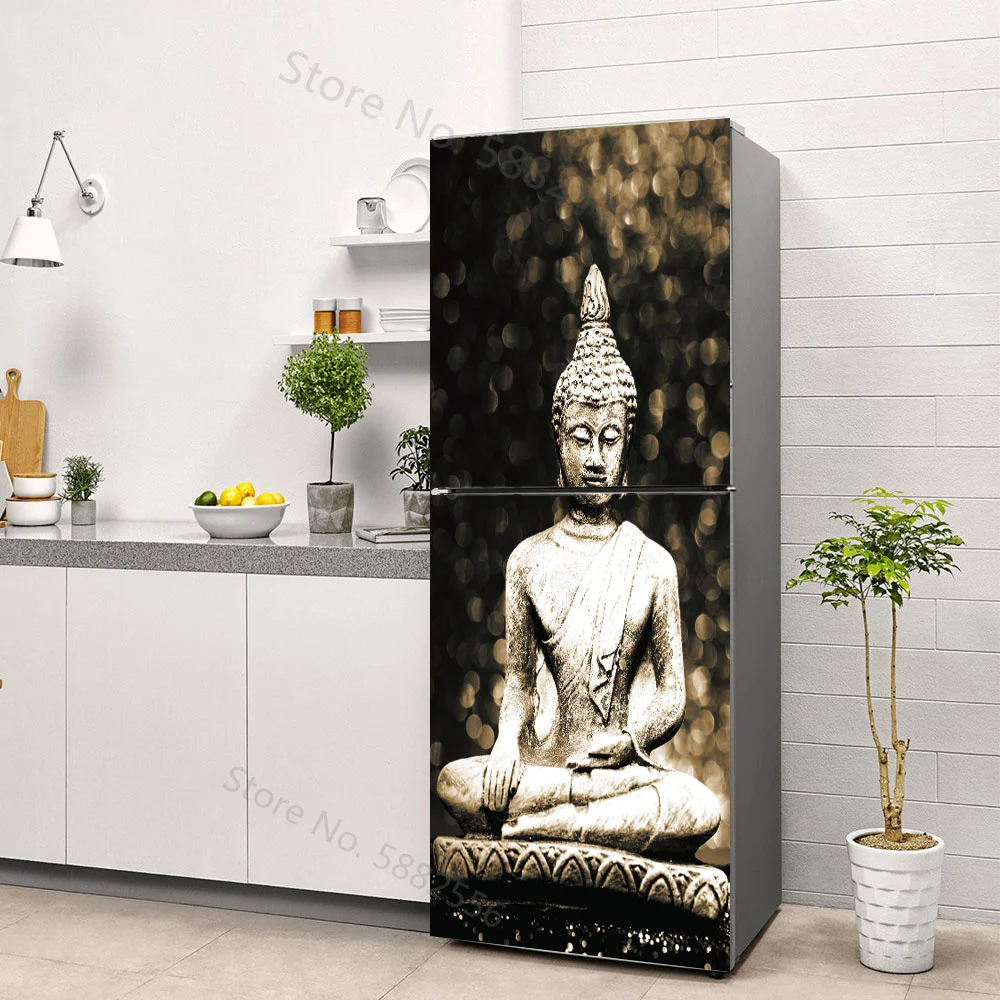 Buddha Art Vinyl Fridge Sticke – Full Cover Adhesive Bewertung und Preis