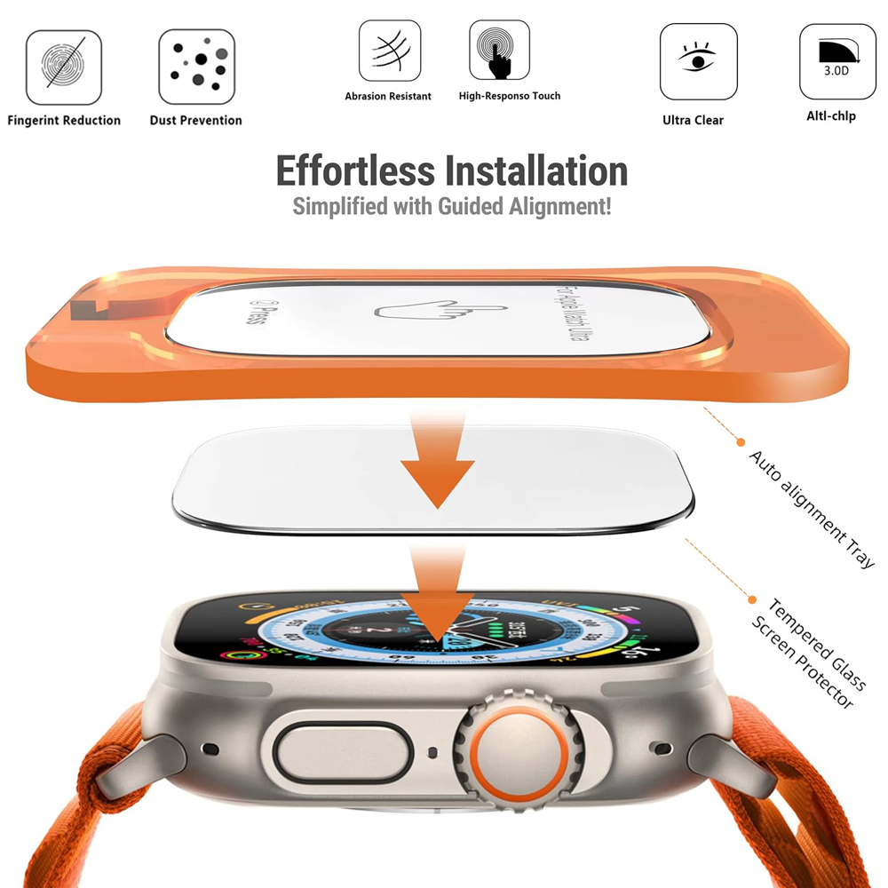 Tempered Glass For Apple Watch – Screen Alignment Tool Bewertung und Preis
